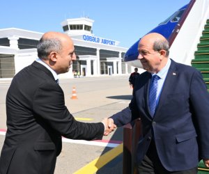 Ersin Tatar Azərbaycana səfərə gəlib