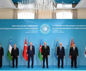 Qəbələdə TDT Dövlət Başçıları Şurasının Zirvə Görüşündə Prezident İlham Əliyev çıxış edib