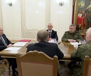 Путин отметил 73-летие среди военных в Петербурге