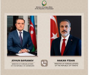 Ceyhun Bayramov və Hakan Fidan arasında telefon danışığı olub
