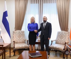Мирзоян провёл встречу с председателем ОБСЕ Элиной Валтонен