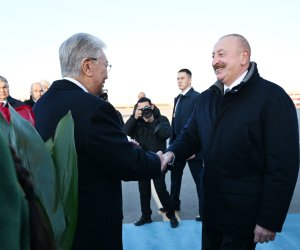 Ильхам Алиев прибыл в Казахстан с государственным визитом