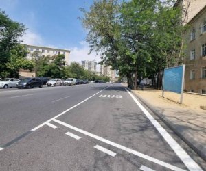 Bu avtobuslar üçün xüsusi zolaq yaradılıb
