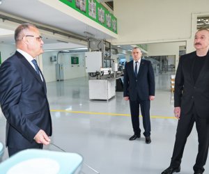 Prezident Sabirabadda 2 müəssisədə olub Prezident Sabirabadda 2 müəssisədə olub