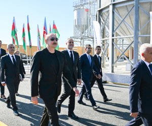 İlham Əliyev İmişliyə gedib İlham Əliyev İmişliyə gedib