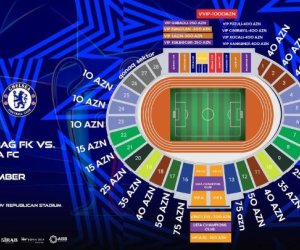 "Qarabağ" - "Çelsi" matçının biletləri satışa çıxarılır "Qarabağ" - "Çelsi" matçının biletləri satışa çıxarılır