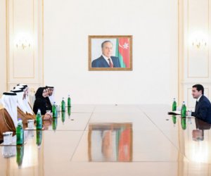 Prezident Birləşmiş Ərəb Əmirlikləri Federal Milli Şurasının sədrini qəbul edib