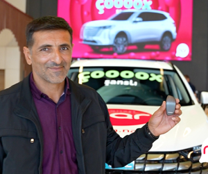 The first car winner of Nar’s “Çoox Şanslı” lottery is behind the wheel!