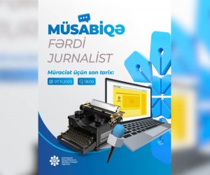 MEDİA jurnalistlər üçün müsabiqə elan edib MEDİA jurnalistlər üçün müsabiqə elan edib