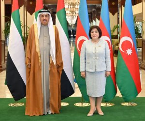 Спикер Милли Меджлиса встретилась с председателем Федерального нацсовета ОАЭ Спикер Милли Меджлиса встретилась с председателем Федерального нацсовета ОАЭ