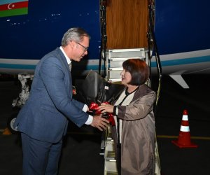 Sahibə Qafarova Braziliyada işgüzar səfərdədir