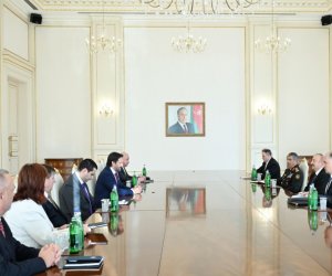 Prezident İlham Əliyev Slovakiya müdafiə nazirini qəbul edib
