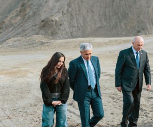 Leyla Əliyeva Mingəçevirdə ekoloji aksiyalarda iştirak edib