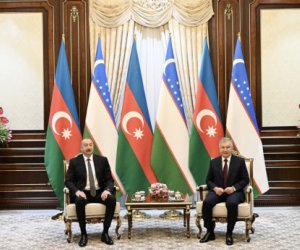 Azərbaycan və Özbəkistan prezidentlərinin təkbətək görüşü olub