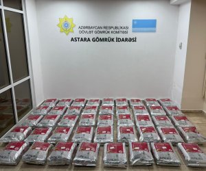 Astara gömrüyündə Avropaya gedən 456 kq narkotik aşkarlanıb