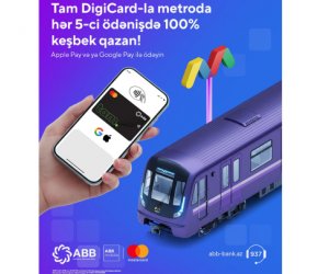 ABB-dən metro istifadəçilərinə xüsusi fürsət!