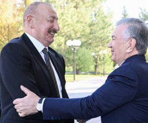 Prezident İlham Əliyev Özbəkistan səfərindən paylaşım edib -Video