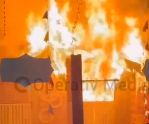 “Soyuq əllər, isti ürək”də köşk yanıb