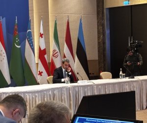 Rustamov said Azerbaijan has made significant progress in developing international transport corridors in recent years