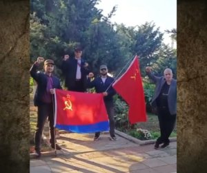 Bakıda SSRİ bayrağı qaldıranlar həbs olunublar