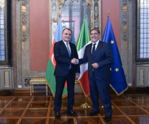 Ceyhun Bayramov İtaliya Senatının Prezidenti ilə görüşüb