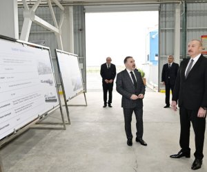 

Prezident İlham Əliyev “AZWOOL” mineral daş yunu zavodunun açılışında iştirak edib
