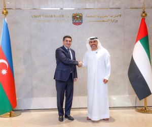 Fərid Əhmədov BƏƏ-nin ədliyyə naziri ilə görüşüb