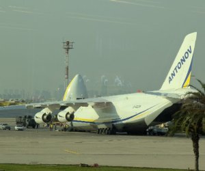 Украинский Ан-124 замечен в израильском аэропорту