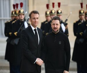 Zelenski Parisdə Makronla görüşəcək