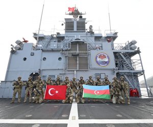 Azərbaycan 3 ölkəninhərbçiləri ilə birgə təlimi keçib