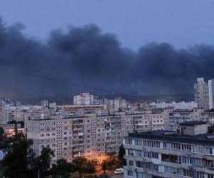 Массированная атака на Киев