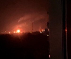 Беспилотники атаковали Саратов. Горела нефтебаза