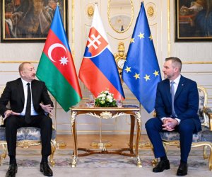 Состоялась встреча президентов Азербайджана и Словакии в формате один на один