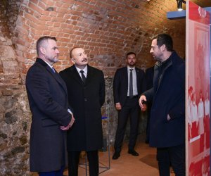 Azərbaycan və Slovakiya Prezidentləri Bratislavada Devin qəsrində olublar - Yenilənib