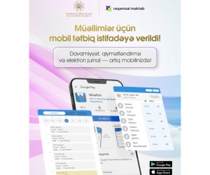 Müəllimlər üçün yeni mobil tətbiq istifadəyə verilib