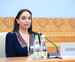 Leyla Əliyeva Türkmənistanda beynəlxalq konfransda iştirak edib