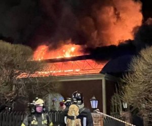 Sankt-Peterburqda bazarda yanğın baş verib