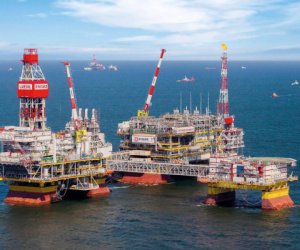 Ukraine hits Russian oil platform in the Caspian Sea for the first time