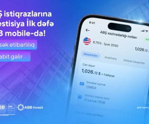 ABB mobile tətbiqində ABŞ istiqrazlarınainvestisiya imkanı!