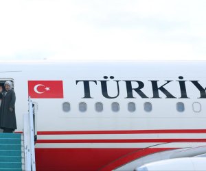 Ərdoğan Türkmənistana gedib