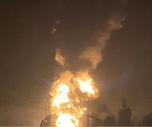 Взрывы и пожар в Крыму