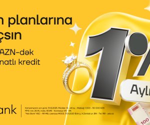 Aylıq cəmi 1%-dən qızıl təminatlı kredit!