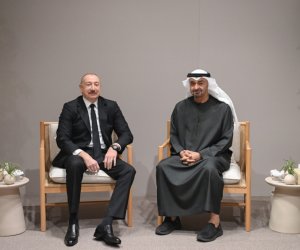 Президент Ильхам Алиев встретился в Абу-Даби с Президентом ОАЭ-