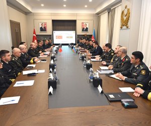 Bakıda 17-ci Azərbaycan-Türkiyə Yüksək Səviyyəli Hərbi Dialoq İclası keçirilir