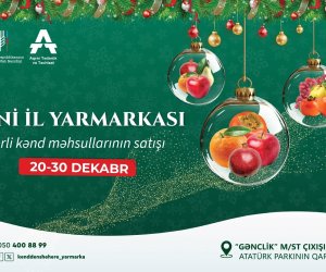 Bakıda &ldquo;Kənddən Şəhərə&rdquo; Yeni il yarmarkası start götürür