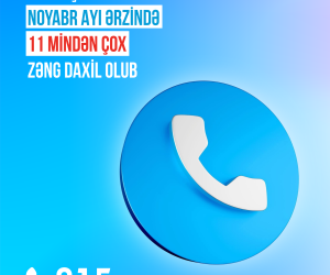 TƏBİB-in &ldquo;815&rdquo; Çağrı Mərkəzinə noyabrda 11,7 min zəng daxil olub