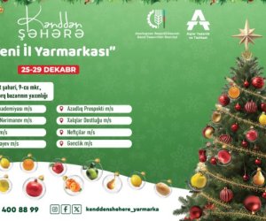В Баку и Сумгайыте с завтрашнего дня откроются новогодние ярмарки