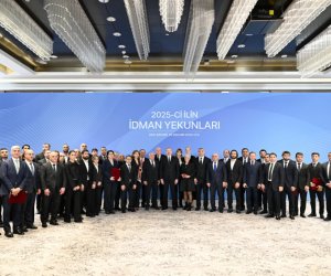 Prezident idmançılarla görüşüb