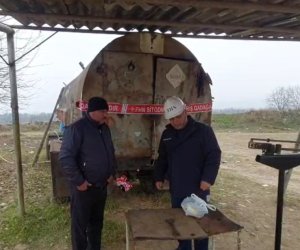 Qazaxda maye qazdoldurma məntəqəsinin istismarı dayandırılıb