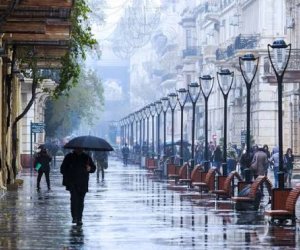 В ряде регионов Азербайджана наблюдаются осадки и ветер